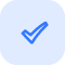 Blue Check Icon