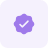 Purple Check Icon with Background