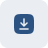 Blue Download Icon with Background