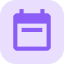 Purple Calendar Icon