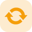 Yellow Refresh Icon